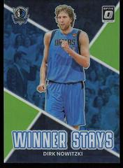 Dirk Nowitzki [Lime Green] #7 Basketball Cards 2022 Panini Donruss Optic Winner Stays Prices