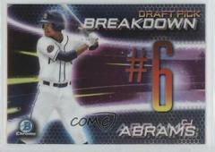 CJ Abrams Baseball Cards 2019 Bowman Draft Chrome Pick Breakdown Prices