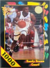 Randy Brown Basketball Cards 1991 Wild Card Prices