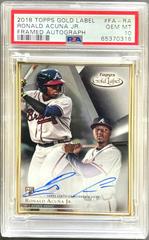 Ronald Acuna Jr. #FA-RA Baseball Cards 2018 Topps Gold Label Framed Autograph Prices