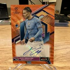 Jack Grealish [Orange] #A-JG Soccer Cards 2022 Topps UEFA Club Competitions Autographs Prices
