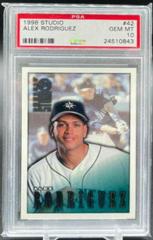 Alex Rodriguez Baseball Cards 1998 Studio Prices