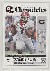 D'Andre Swift [Red] #8 Football Cards 2020 Panini Chronicles Draft Picks Prices