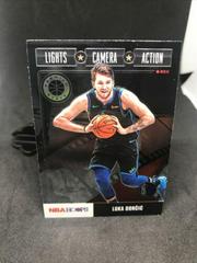 Luka Doncic [Winter] Basketball Cards 2019 Panini Hoops Lights Camera Action Prices