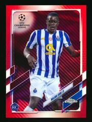 Malang Sarr [Red Carbon Fiber] Soccer Cards 2020 Topps Chrome UEFA Champions League Prices