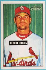 Albert Pujols [Mini] #122 Baseball Cards 2005 Bowman Heritage Prices