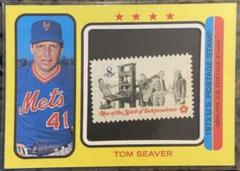 Tom Seaver Baseball Cards 2022 Topps Heritage 1973 U.S. Postage Stamp Relics Prices