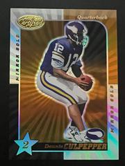 Daunte Culpepper [2 Star Mirror Gold] #129 Football Cards 2000 Leaf Certified Prices
