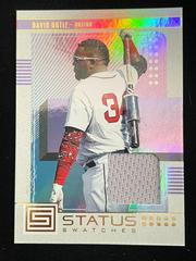 David Ortiz [Gold] #SS-DO Baseball Cards 2023 Panini Chronicles Status Swatches Prices