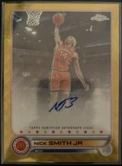 Nick Smith Jr [Gold RayWave] #CA-NS Basketball Cards 2022 Topps Chrome McDonald's All-American Autographs Prices