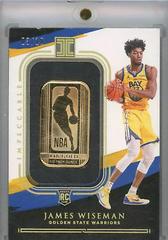 James Wiseman [Holo Gold] #99 Basketball Cards 2020 Panini Impeccable Prices