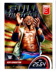 Kofi Kingston [Gold] Wrestling Cards 2023 Donruss Elite WWE Full Throttle Prices