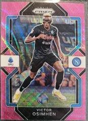 Victor Osimhen [Pink Wave] #222 Soccer Cards 2022 Panini Chronicles Serie A Prices