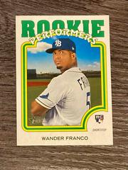 Wander Franco #RP-1 Baseball Cards 2022 Topps Heritage Rookie Performers Prices