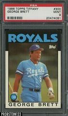 George Brett #300 Baseball Cards 1986 Topps Tiffany Prices