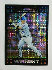 David Wright [Blue Refractor] Baseball Cards 2007 Topps Chrome Prices