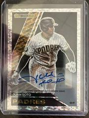 Juan Soto [Autograph] #BG-24 Baseball Cards 2023 Topps Update Black Gold Prices