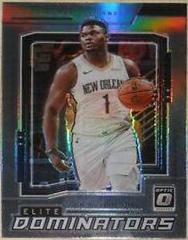 Zion Williamson #1 Basketball Cards 2021 Panini Donruss Optic Elite Dominators Prices