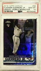 Vladimir Guerrero Jr. [Purple Refractor] #58 Baseball Cards 2019 Topps Chrome Update Prices