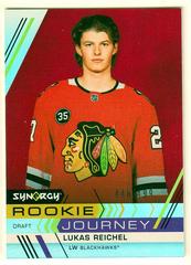 Lukas Reichel [Red] Hockey Cards 2022 Upper Deck Synergy Rookie Journey Draft Prices