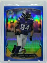 Cordarrelle Patterson [Blue Refractor] #110 Football Cards 2014 Bowman Chrome Prices