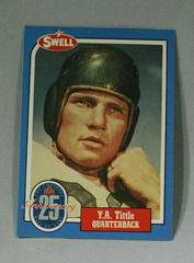 Y.A. Tittle #115 Football Cards 1988 Swell Greats Prices