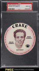 Roger Staubach Football Cards 1976 Crane Discs Prices