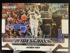 Jaden Ivey [White Sparkle] #WS-JI Basketball Cards 2022 Panini Prizm Draft Picks Widescreen Prices