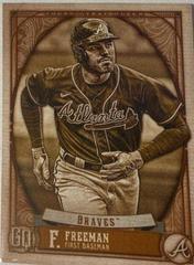Freddie Freeman [Sepia] #1 Baseball Cards 2021 Topps Gypsy Queen Prices