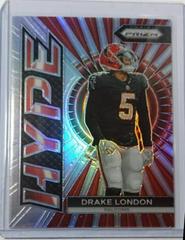 Drake London [Silver] #H-10 Football Cards 2023 Panini Prizm Hype Prices