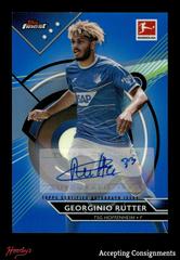 Georginio Rutter [Blue] #BCA-GRU Soccer Cards 2022 Topps Finest Bundesliga Autographs Prices