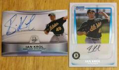 Ian Krol Baseball Cards 2010 Bowman Platinum Prospect Autograph Prices
