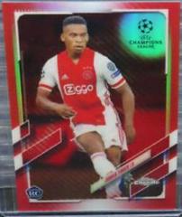 Jurrien Timber [Red Carbon Fiber] Soccer Cards 2020 Topps Chrome UEFA Champions League Prices