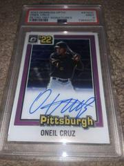 Oneil Cruz Baseball Cards 2022 Panini Donruss Optic Retro 1981 Signatures Prices