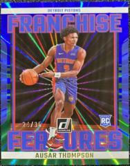 Ausar Thompson [Blue Green] #8 Basketball Cards 2023 Panini Donruss Franchise Features Prices