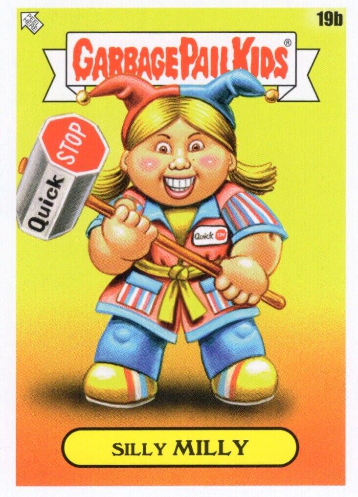 Silly MILLY #19b Garbage Pail Kids X View Askew