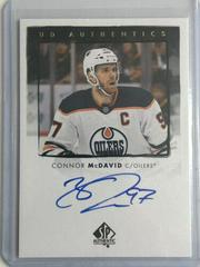 Connor McDavid #UDA-CM Hockey Cards 2022 SP Authentic UD Autographs Prices