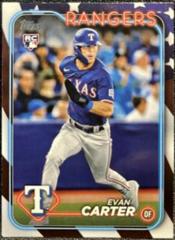 Evan Carter [Independence Day] #280 Baseball Cards 2024 Topps Prices