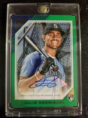 Julio Rodriguez [Green] #RA-JR Baseball Cards 2022 Topps Gallery Rookie Autographs Prices