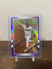 Fernando Tatis Jr. [Purple Refractor] #1 Baseball Cards 2021 Topps Chrome Prices