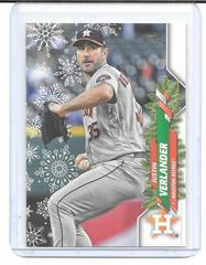 Justin Verlander #HW43 Baseball Cards 2020 Topps Holiday Prices