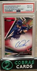 Chase DeLauter [Red] #B22-CD Baseball Cards 2022 Bowman's Best of Autographs Prices