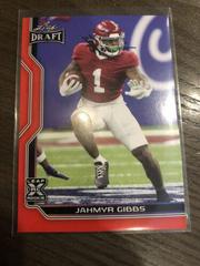 Jahmyr Gibbs [Red] #B1-8 Football Cards 2023 Leaf Draft V1 Prices