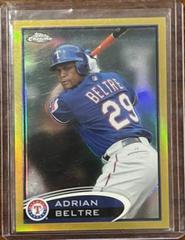 Adrian Beltre [Gold Refractor] #132 Baseball Cards 2012 Topps Chrome Prices