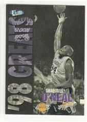 Shaquille O'Neal Basketball Cards 1997 Ultra Gold Medallion Prices