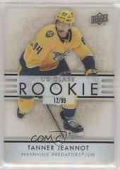 Tanner Jeannot [Gold] #GR-4 Hockey Cards 2021 Upper Deck Ovation UD Glass Rookies Prices