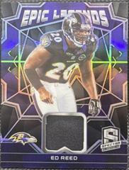 Ed Reed #ELM-ERE Football Cards 2022 Panini Spectra Epic Legends Materials Prices