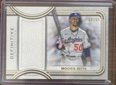 Mookie Betts #DJR-MBE Baseball Cards 2022 Topps Definitive Jumbo Relic Collection Prices