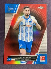 Suat Serdar [Red Refractor] Soccer Cards 2021 Topps Chrome Bundesliga Prices