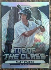 Riley Greene [Silver Prizm] #TOC-5 Baseball Cards 2020 Panini Prizm Top of the Class Prices